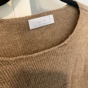 Oak + Fort Women's Tan Sweater
